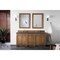 James Martin Vanities Bristol 72in Double Vanity, Saddle Brown w/ 3 CM Charcoal Soapstone Quartz Top 157-V72-SBR-3CSP - alternate 5